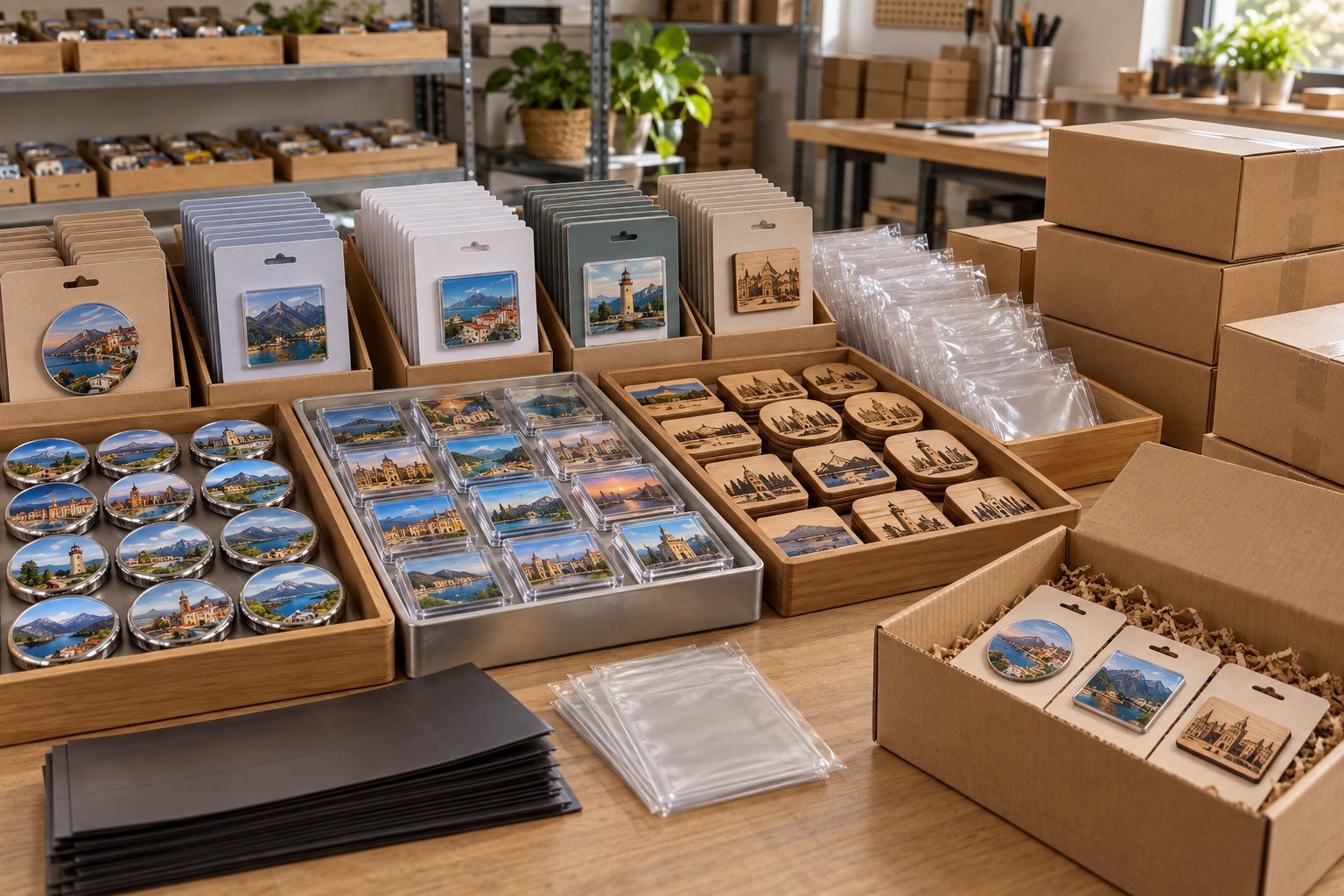 Fridge Magnets production and pack-out
