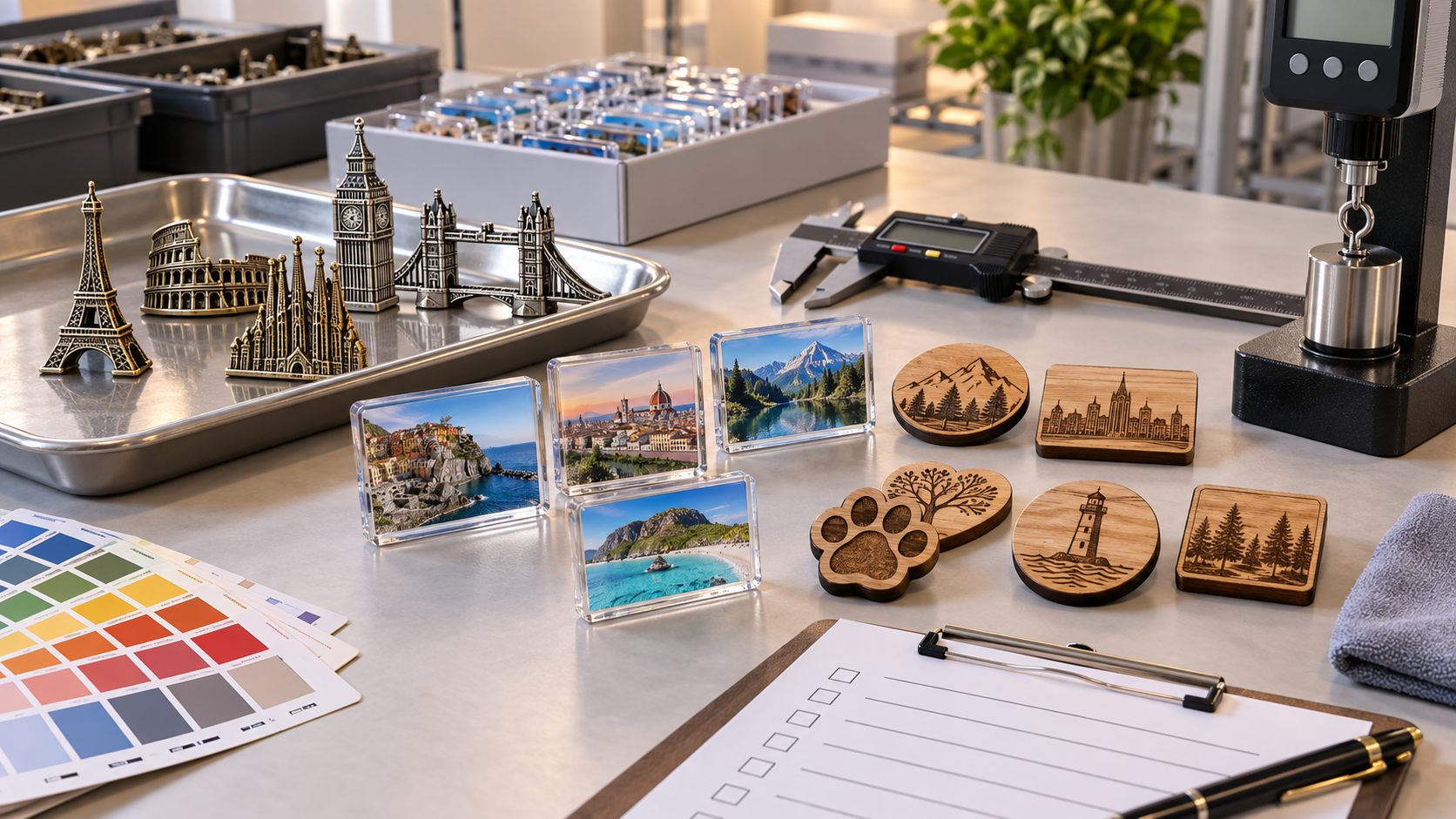 Fridge Magnets pre-shipment inspection