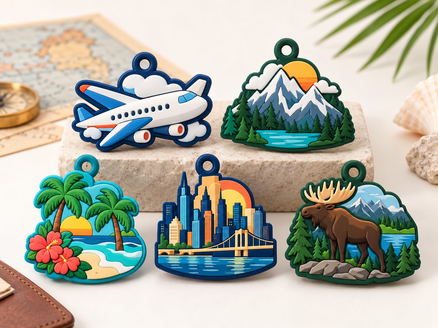 Photo-ready soft PVC charms for online sellers