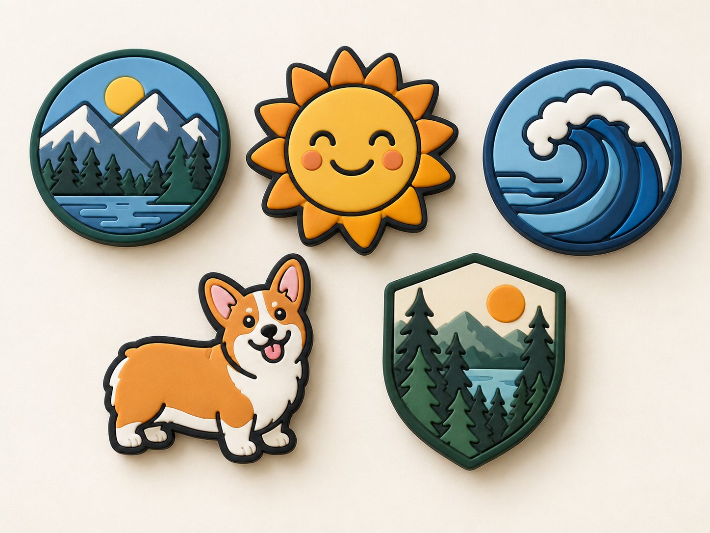 2D logo PVC tag assortment